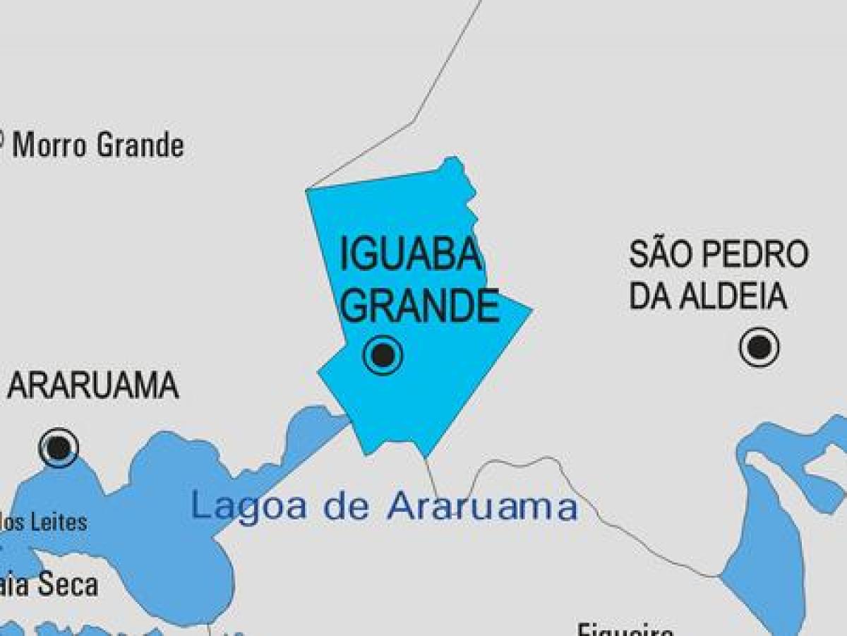 Carte municipalité Iguaba Grande