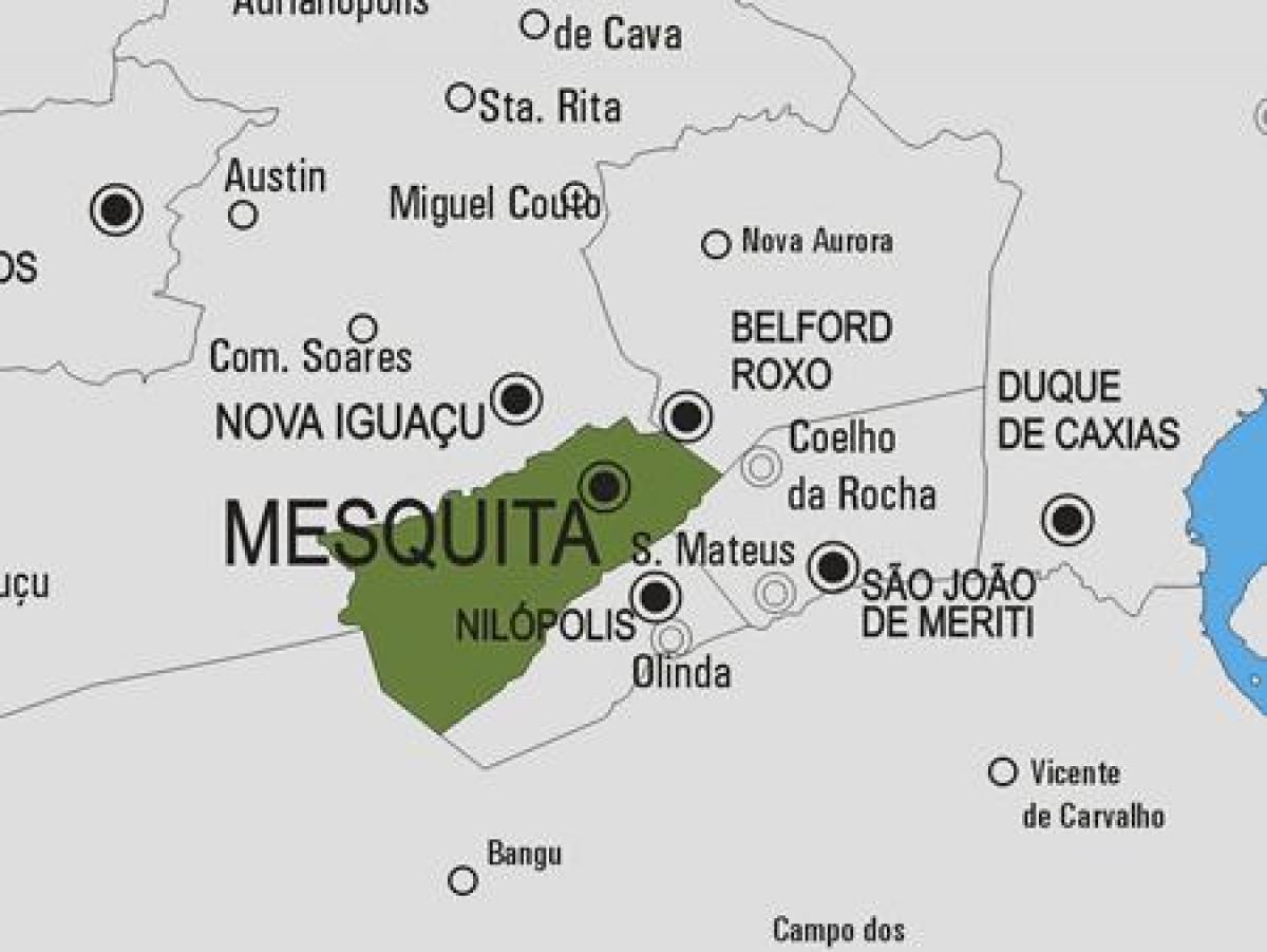 Carte municipalité Mesquita