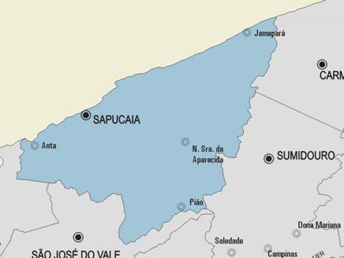 Carte municipalité Sapucaia