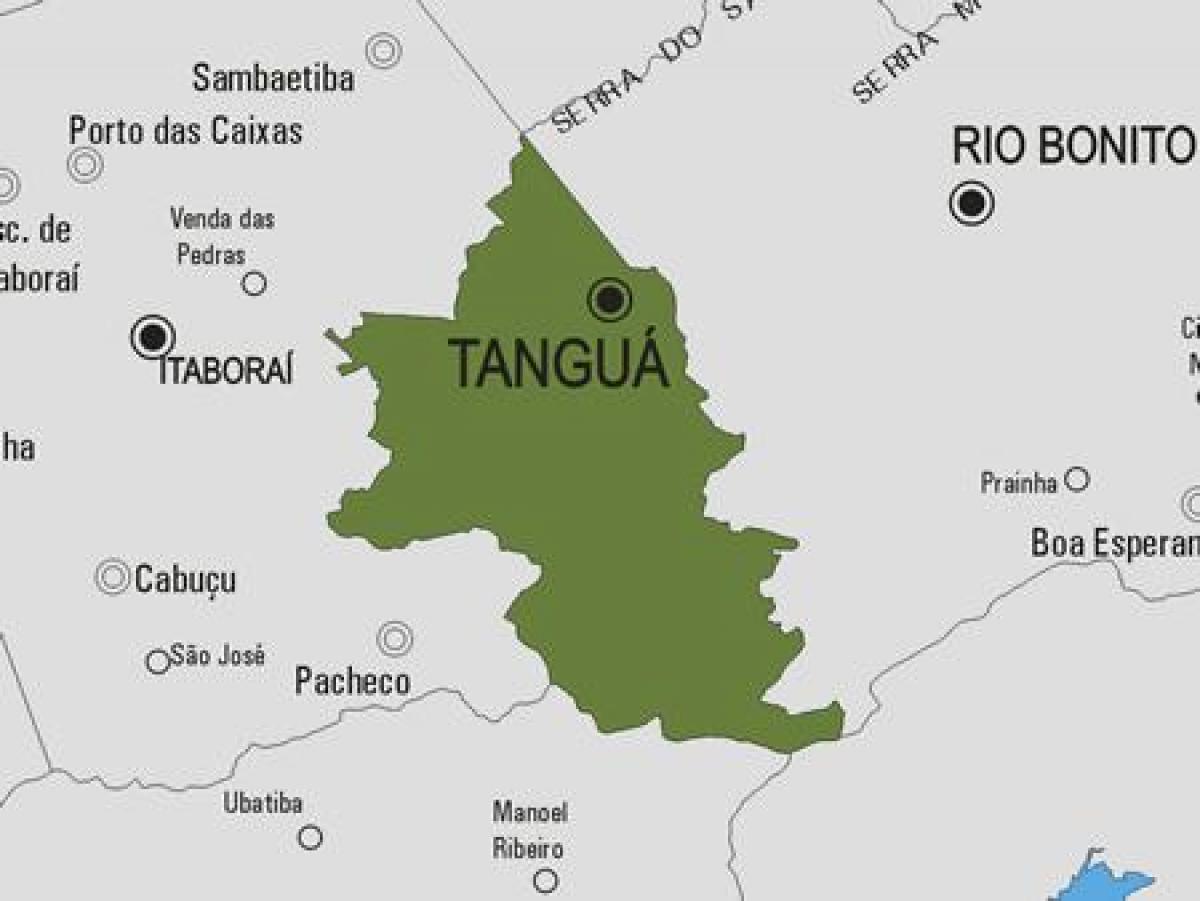 Carte municipalité Tanguá
