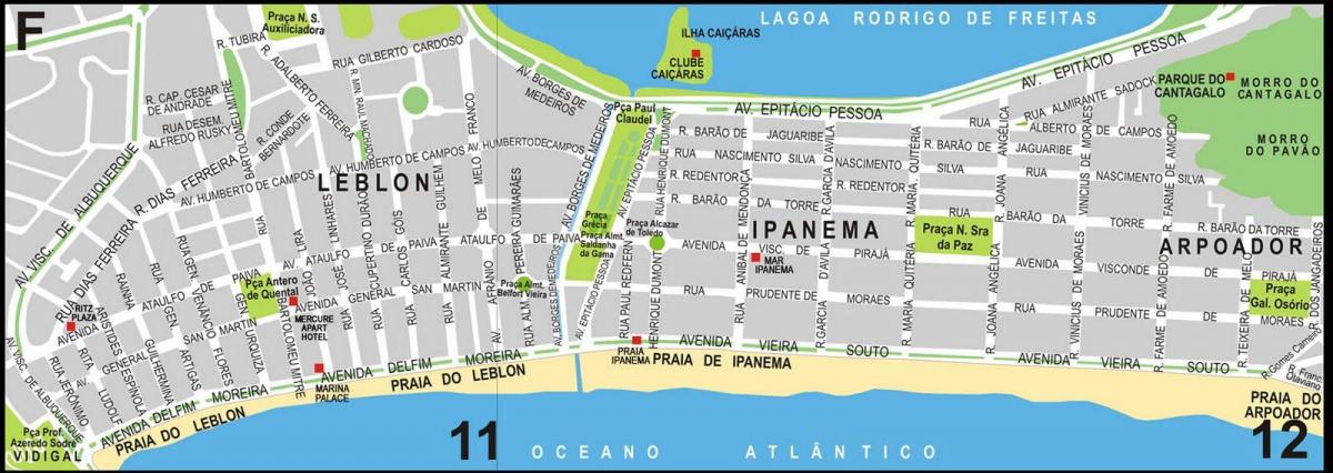 Carte plage Ipanema