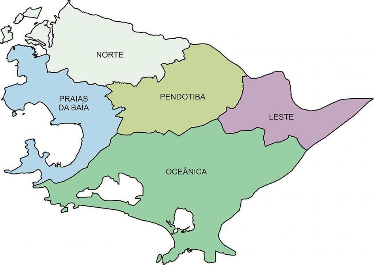 Carte Régions Niterói