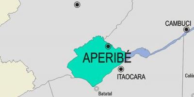 Carte de la municipalité Aperibé