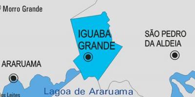 Carte de la municipalité Iguaba Grande