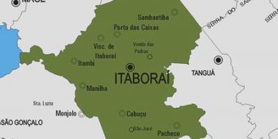 Carte de la municipalité Itaboraí