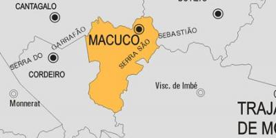 Carte de la municipalité Macuco