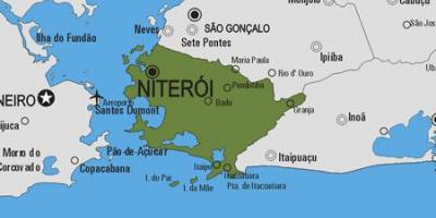 Carte de la municipalité Niterói