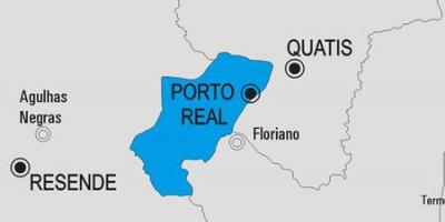 Carte de la municipalité Porto Real