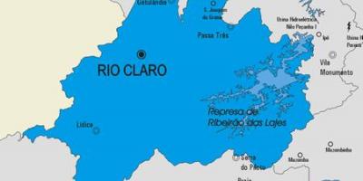 Carte de la municipalité Rio Claro