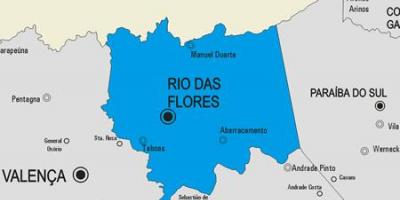 Carte de la municipalité Rio das Ostras