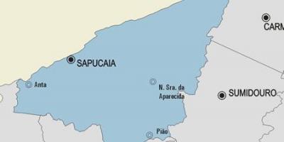 Carte de la municipalité Sapucaia
