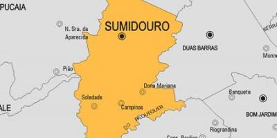 Carte de la municipalité Sumidouro
