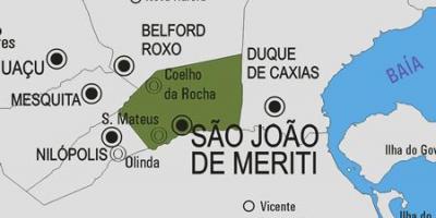 Carte de la municipalité São João de Meriti