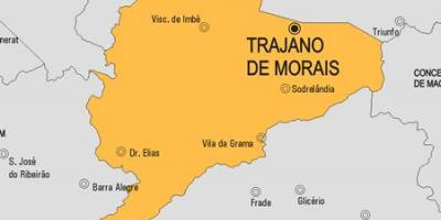Carte de la municipalité Trajano de Morais