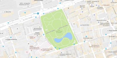Carte du Parc Campo de Santana