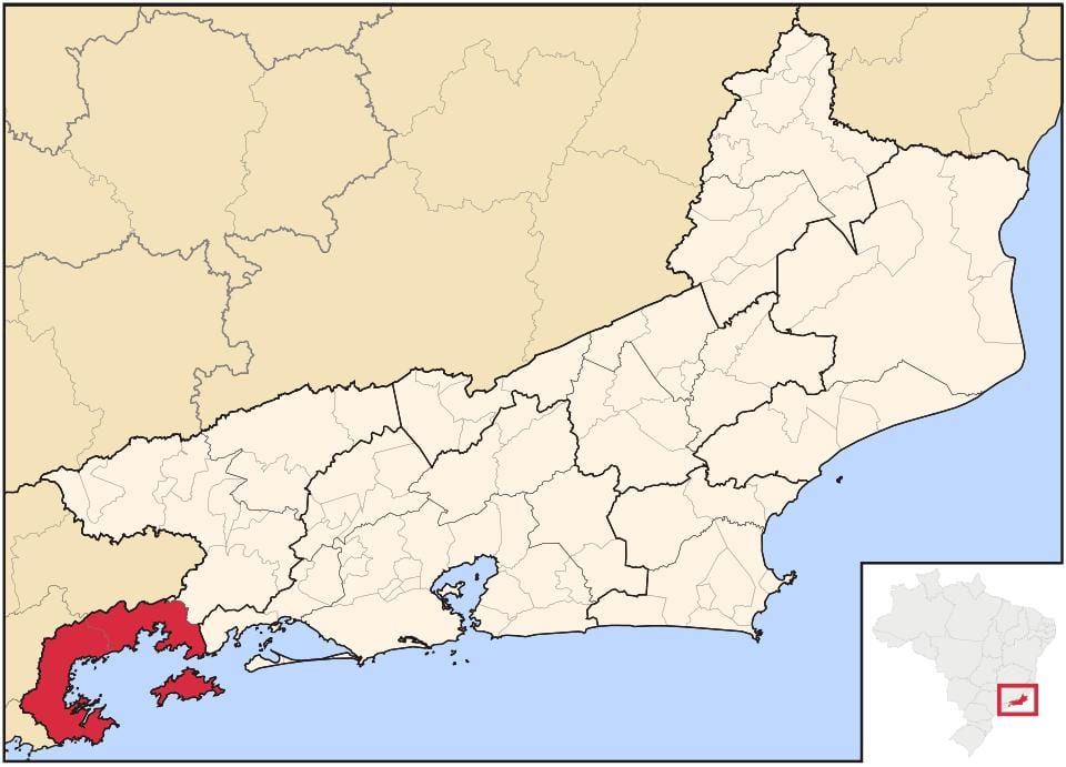Carte Baía da Ilha Grande