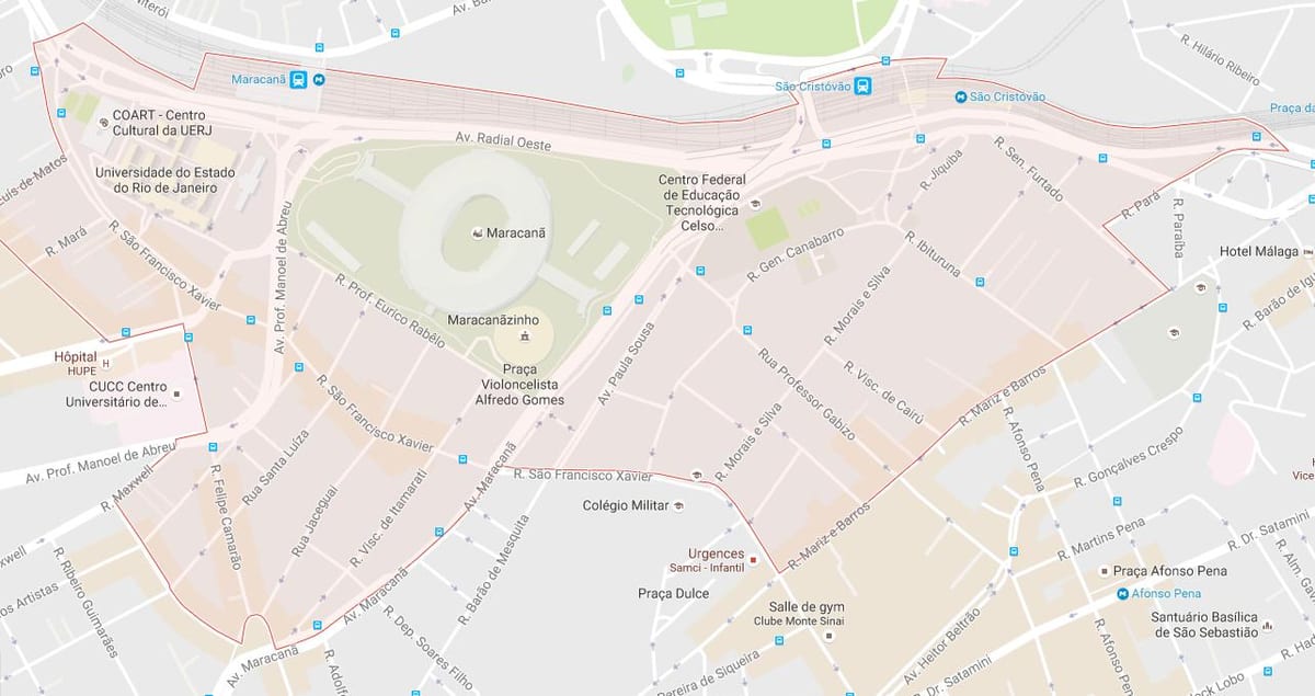 Carte bairro Maracanã