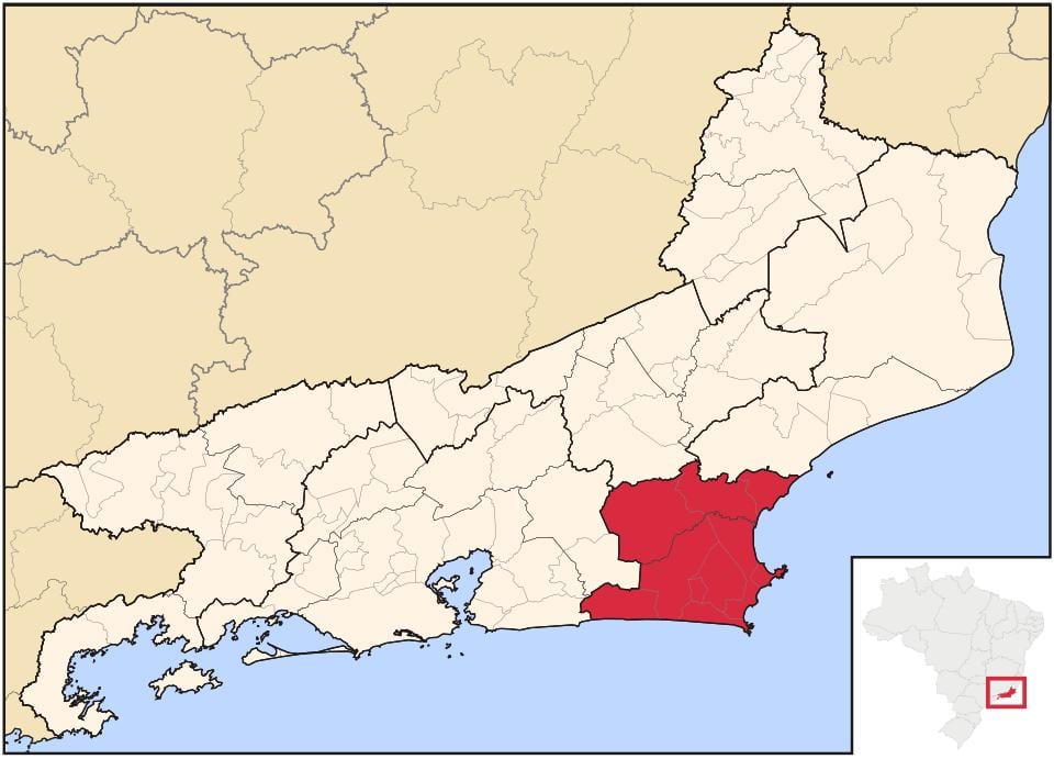 Carte Baixadas Litorâneas