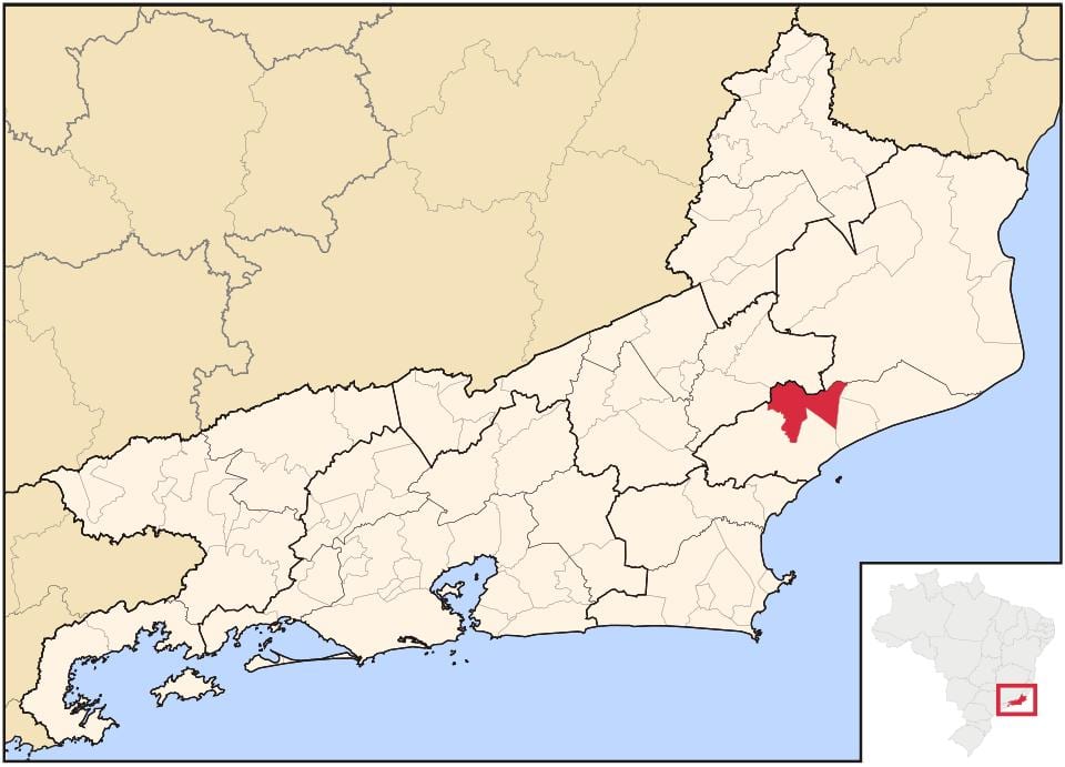 Carte Conceição de Macabu