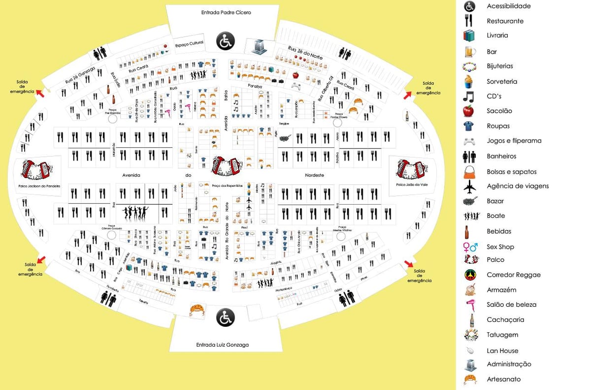 Carte Feira de São Cristóvão