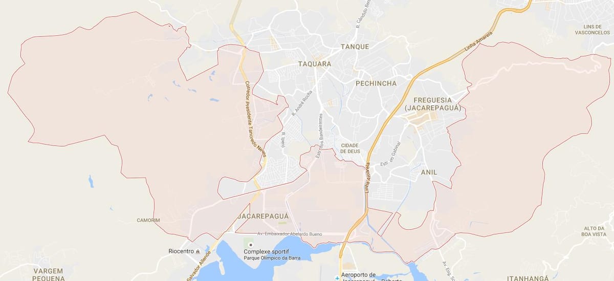 Carte Jacarepaguá