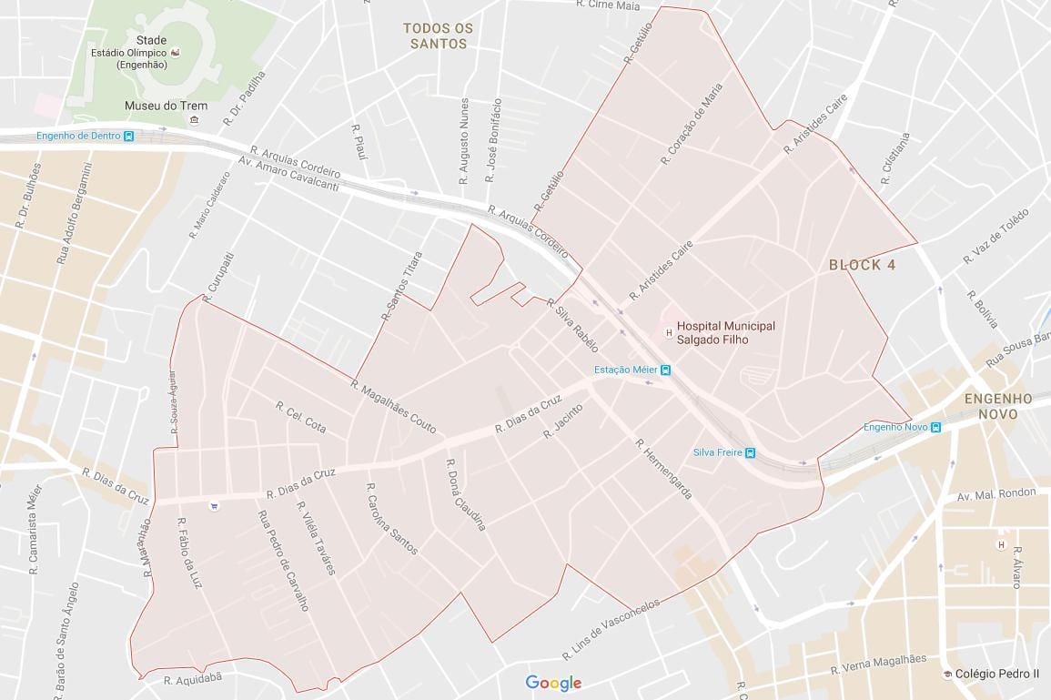 Carte Méier