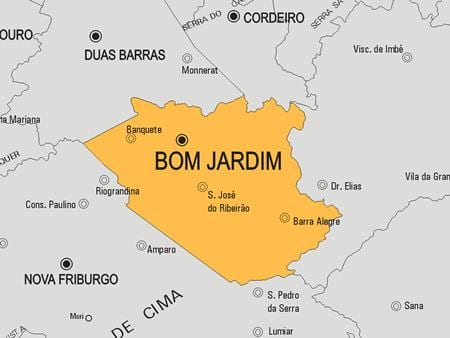 Carte municipalité Bom Jardim