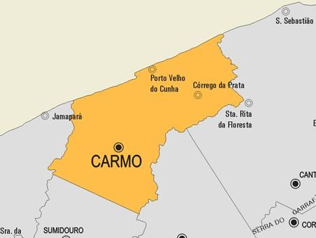 Carte municipalité Cardoso Moreira