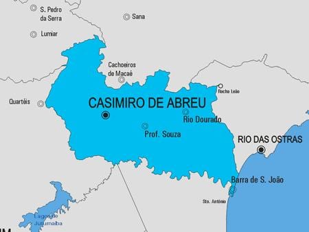 Carte municipalité Carmo