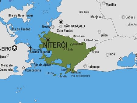 Carte municipalité Niterói