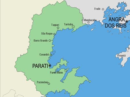 Carte municipalité Parati