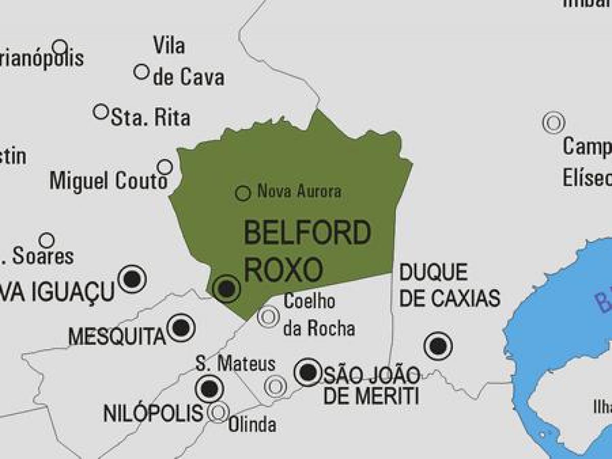 Carte municipalité Belford Roxo