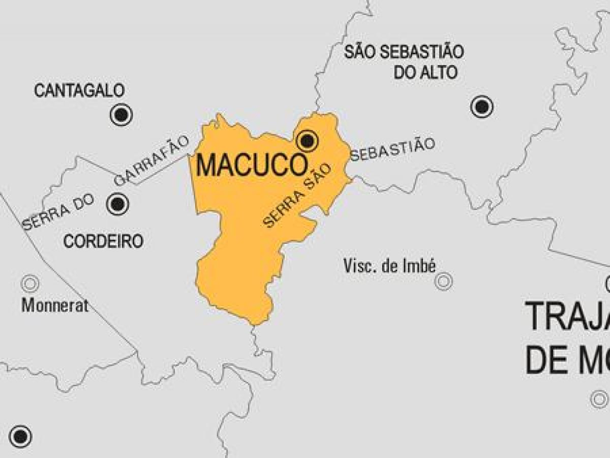 Carte municipalité Macuco