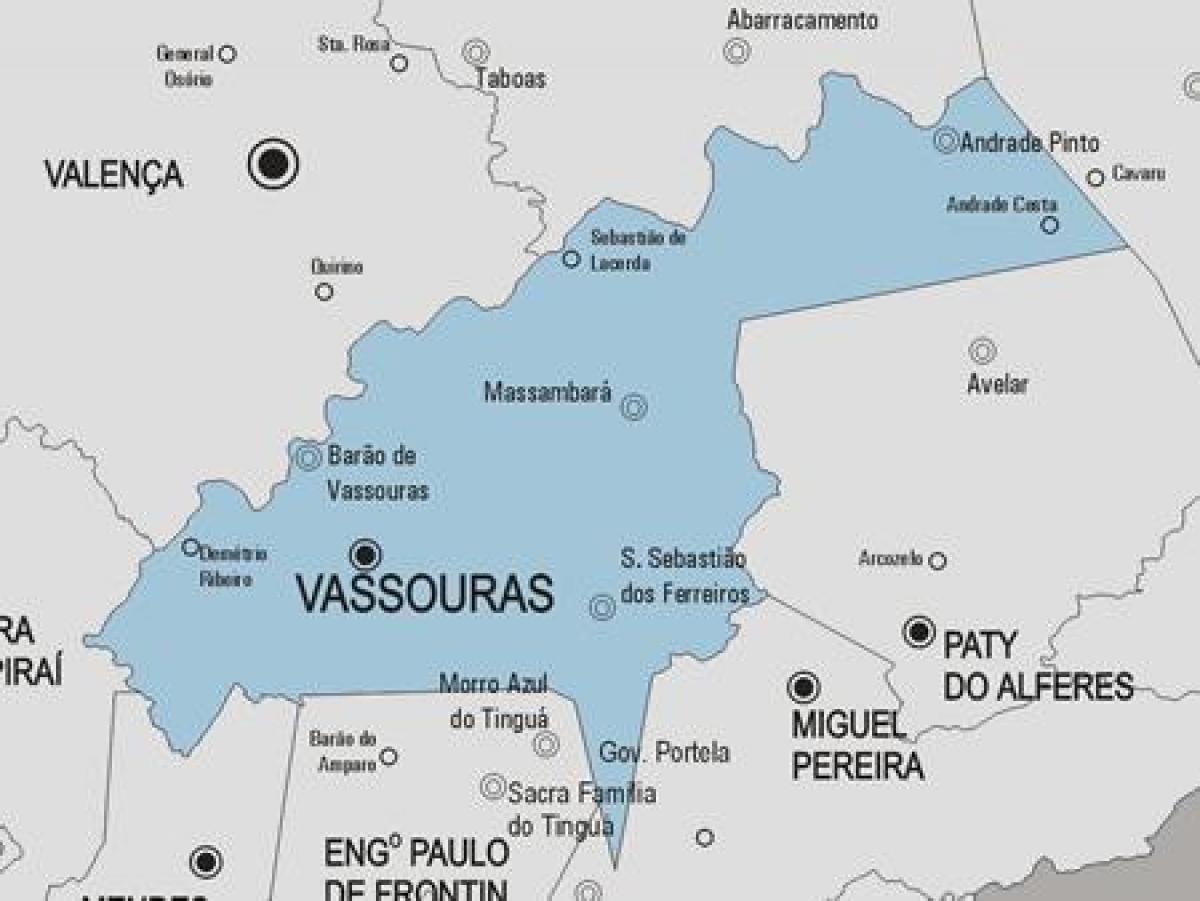 Carte municipalité Varre-Sai