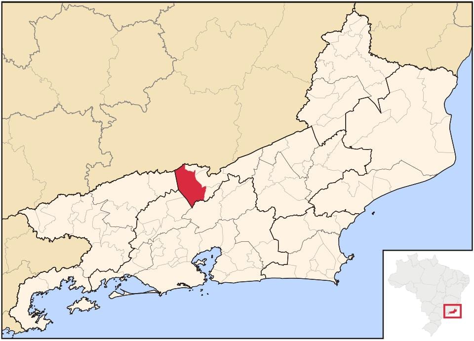 Carte Paraíba do Sul
