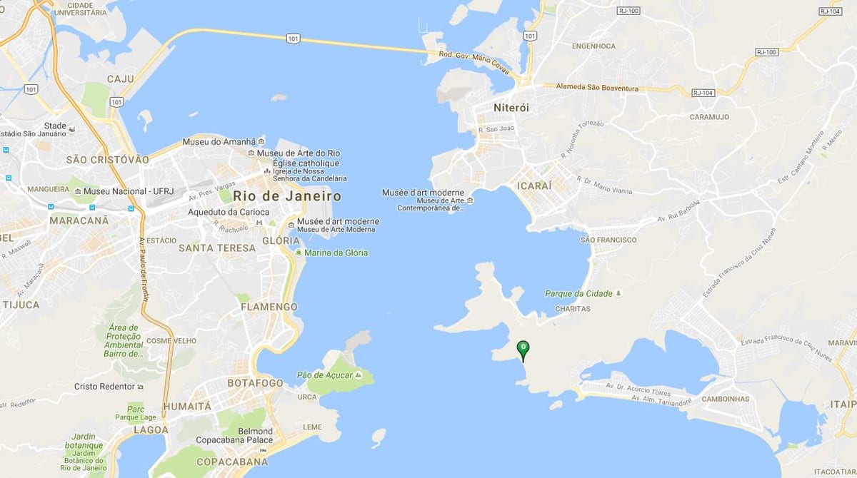 Carte plage de Forte Imbuí