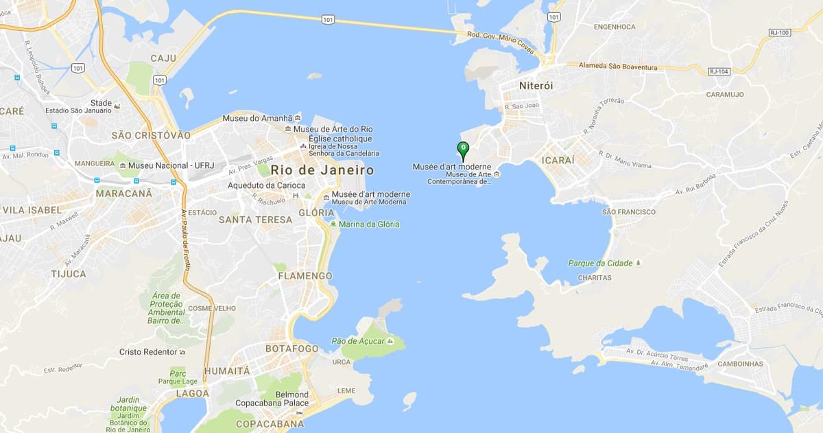 Carte plage de Gragoatá