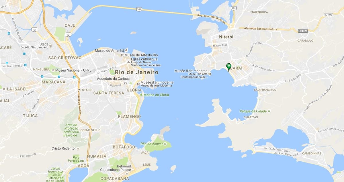 Carte plage de Icaraí