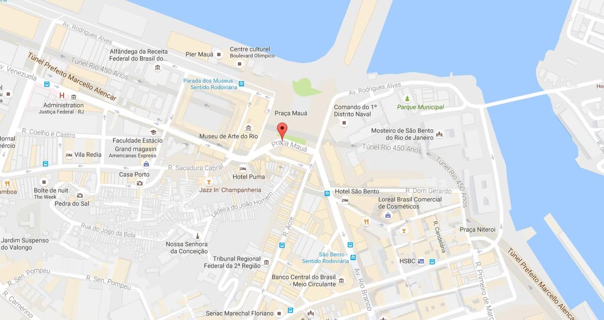 Carte Praça Mauá