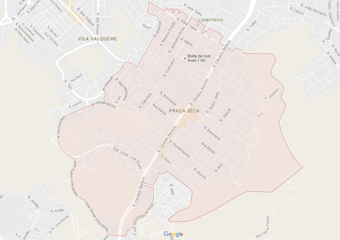 Carte Praça Seca