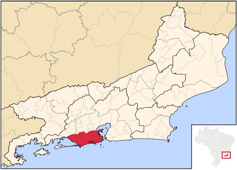 Carte Rio de Janeiro