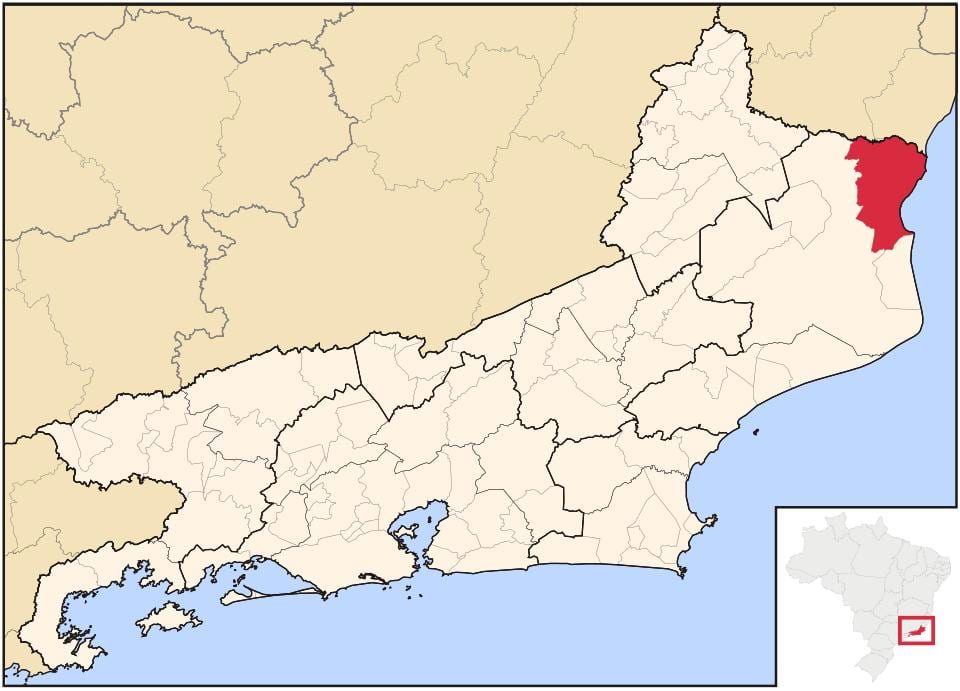 Carte São Francisco de Itabapoana