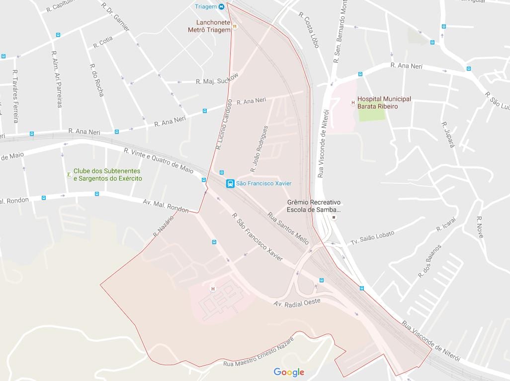 Carte São Francisco Xavier