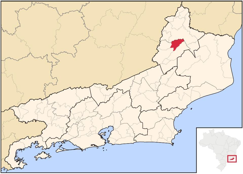 Carte São José de Ubá