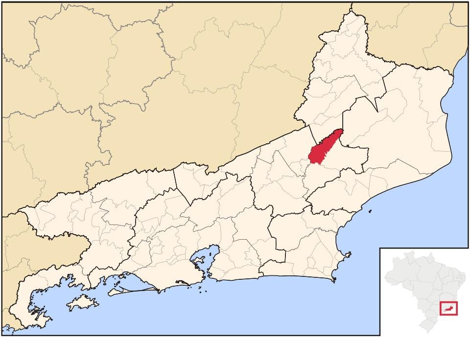 Carte São Sebastião do Alto