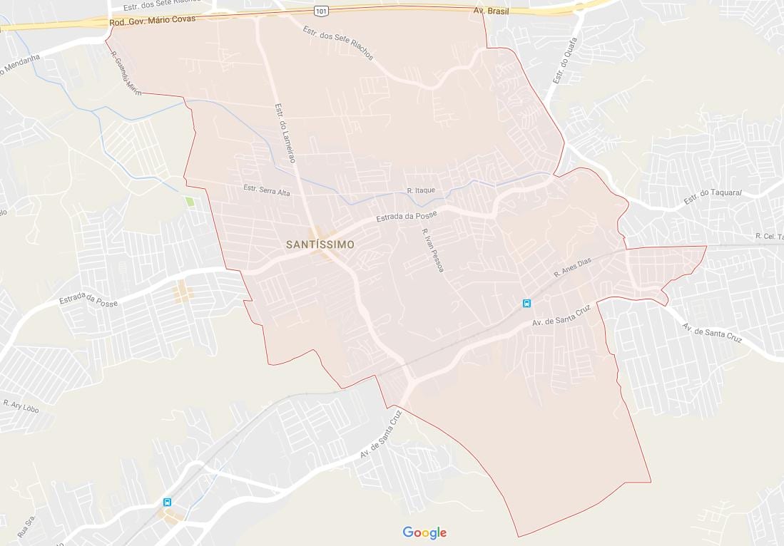 Carte Santíssimo