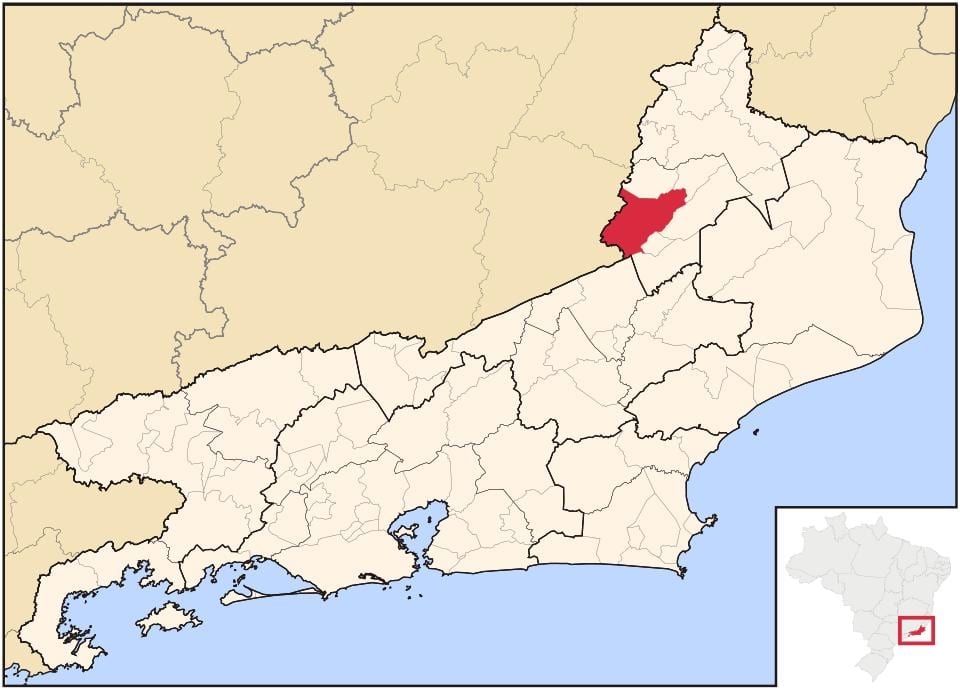 Carte Santo Antônio de Pádua