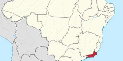 Carte État de Rio de Janeiro