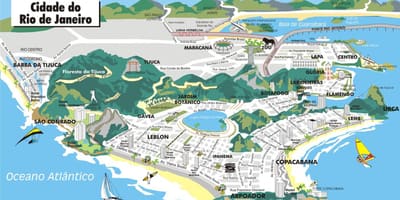 Carte 3d Rio de Janeiro