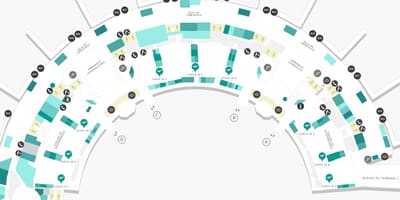 Carte aéroport Galeão Terminal 2 Niveau 3